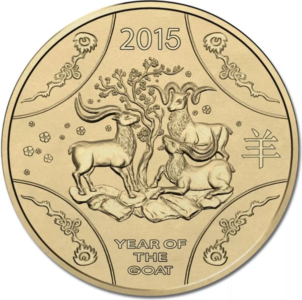 2015 Lunar Year of the Goat Lunar Series $1 Uncirculated