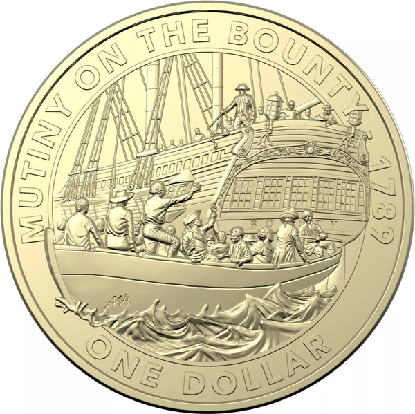 Mutiny & Rebellion - Mutiny on board 2019 $1 Unc Coin Card