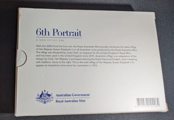 2020 Royal Australian Mint Annual Proof Set - 6th Portrait PRE OWNED