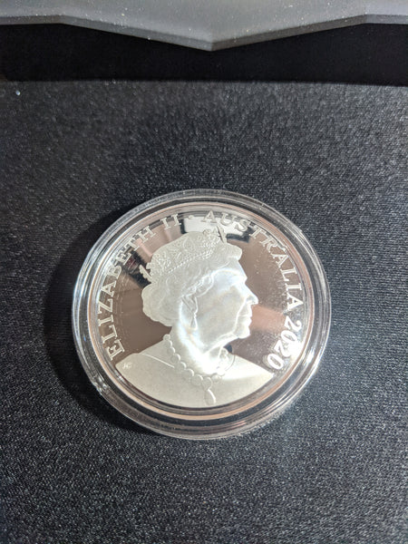 2020 $5 1oz Silver Proof Coin. Australian Olympic Team PRE OWNED