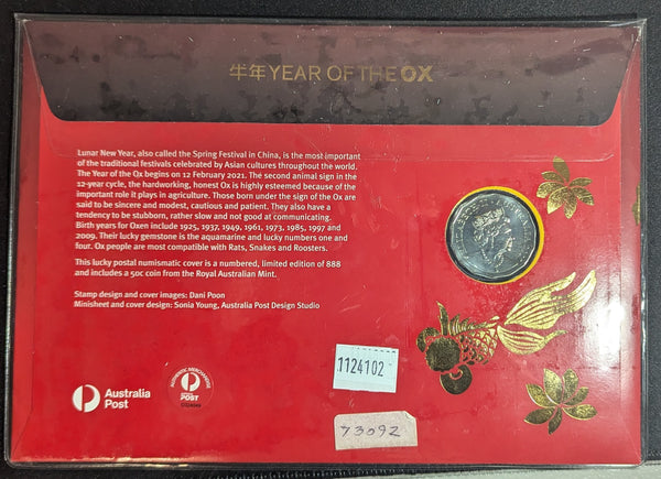 2020 Lucky 888 Year of the Ox Prestige PNC 715/888 PRE OWNED