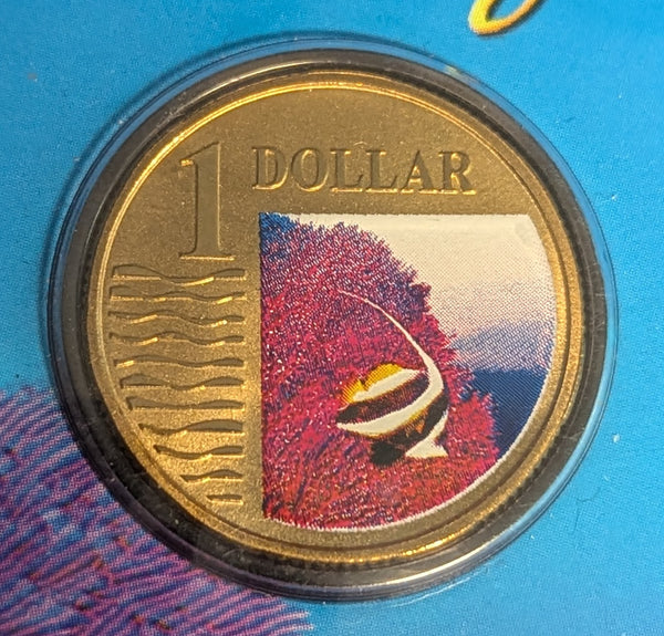 2007 $1 Ocean Series - LongfinBannerfish