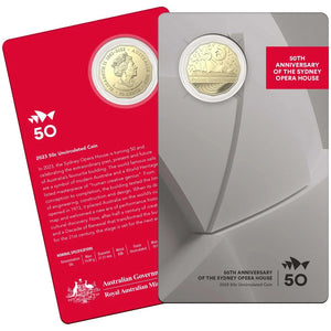 50th Anniversary Of The Sydney Opera House - 2023 50c Unc Coin
