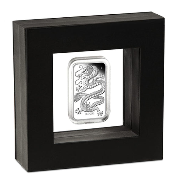 Dragon 2026 $1 1oz Silver Proof Rectangle Coin