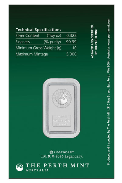 Dune - House Atreides 2026 10g Silver Minted Bar