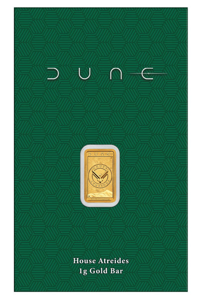 Dune – House Atreides 2026 1g Gold Minted Bar