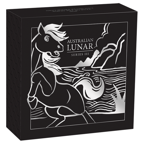 Australian Lunar Series III 2026 Year of the Horse 1/2oz Silver Proof Coin