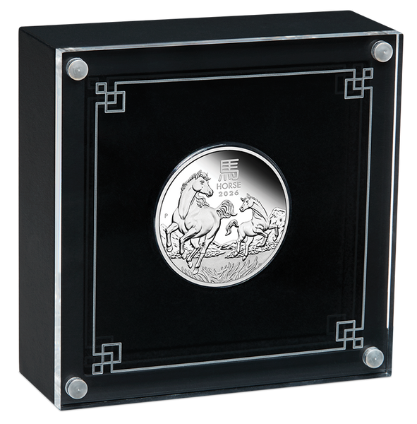 Australian Lunar Series III 2026 Year of the Horse 1/2oz Silver Proof Coin