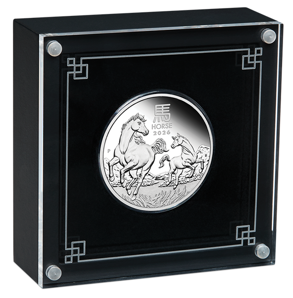 Australian Lunar Series III 2026 Year of the Horse 1oz Silver Proof Coin