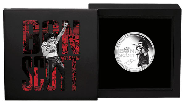 2024 Bon Scott 1oz Silver Proof Coin