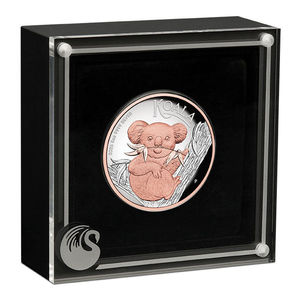 Australian Koala 2026 $8 5oz Silver Proof High Relief Gilded Coin