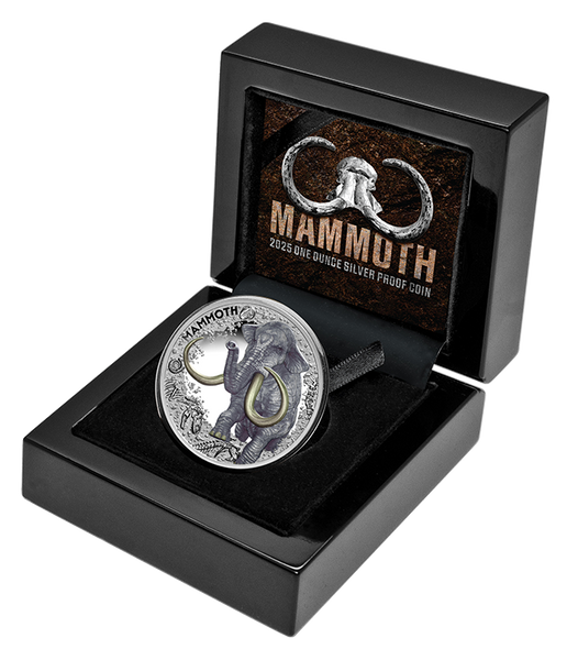 Mammoth 2025 $1 1oz Silver Proof Coin
