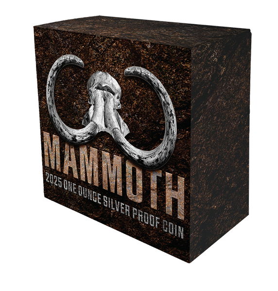 Mammoth 2025 $1 1oz Silver Proof Coin