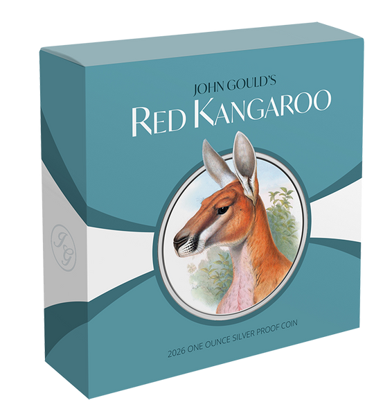 Mammals of Australia Red Kangaroo 2026 1oz Silver Proof Coin