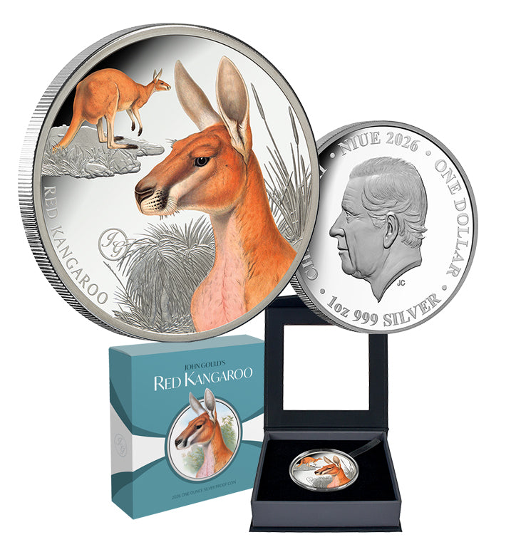 Mammals of Australia Red Kangaroo 2026 1oz Silver Proof Coin