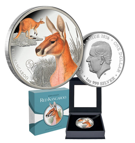 Mammals of Australia Red Kangaroo 2026 1oz Silver Proof Coin