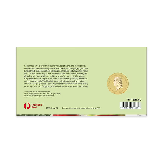 2025 Christmas-Secular Postal Numismatic Cover (Perth Mint)