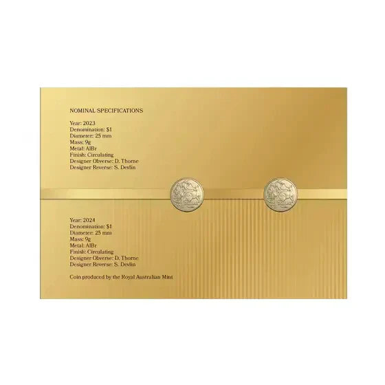 2024 His Majesty King Charles III 2-Coin Limited-Edition Impressions PNC
