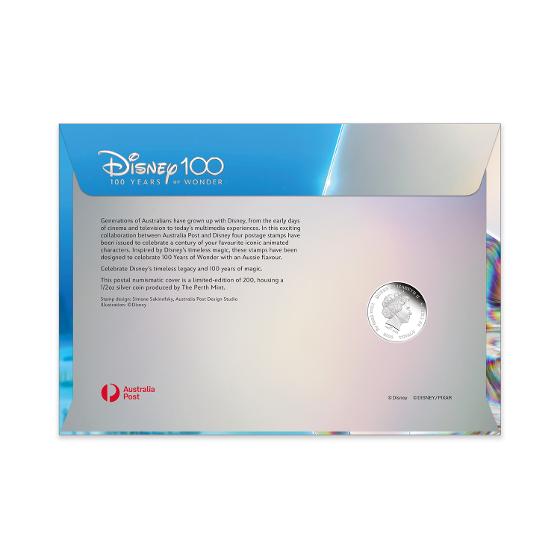 2023 Disney 100 Years Nemo Limited-Edition 1/2oz Silver Impressions PNC Number 130/200