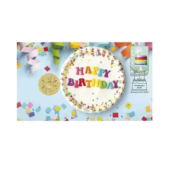 2025 Happy Birthday Postal Numismatic Cover (PNC)