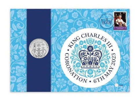 2023 King Charles Coronation Limited-Edition 5 Pound Prestige PNC Number 083/150