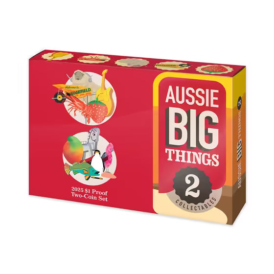 2025 Aussie Big Things 2 Two-Coin AlBr Proof Set