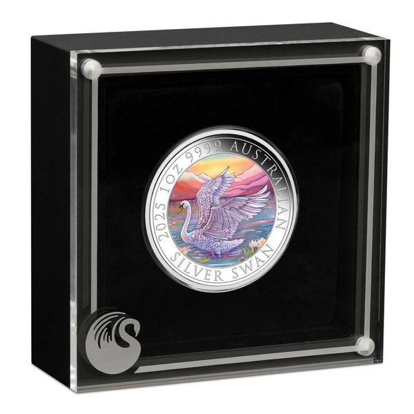 2025 The Australian Silver Swan 1oz Silver Coloured Coin