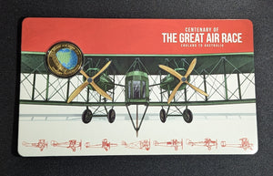 2019 Centenary of the Great Air Race England to Australia. 8 Coin Tin Set.