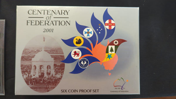 2001 proof set Cenetery of Federation