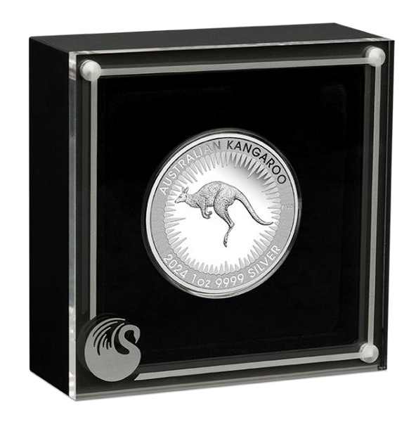 2024 $1 Australian Kangaroo First Issue King Charles Obverse 1oz Silver Proof Coin