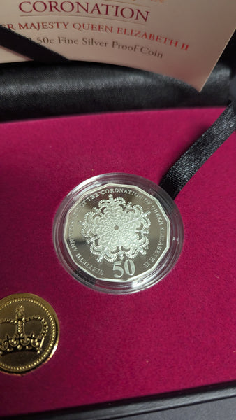 2013 Fifty Cent Proof Coin 60th Anniversary of the Coronation of Elizabeth II