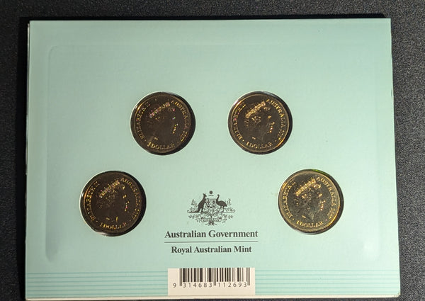 2017 Trans-Australian Railway Four Coin Mintmark  Privy Mark Set