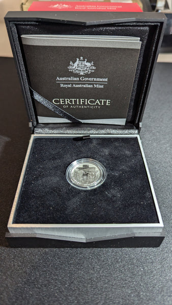 2015 Centenary ANZAC $1 Silver Proof Case