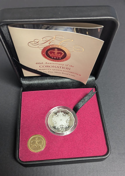 2013 Fifty Cent Proof Coin 60th Anniversary of the Coronation of Elizabeth II
