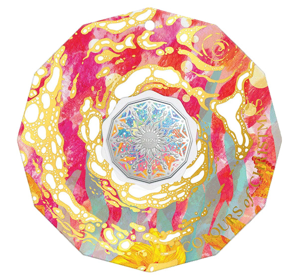 2026 50c Colours of Christmas Unc Coin - Single - Colour chosen at random