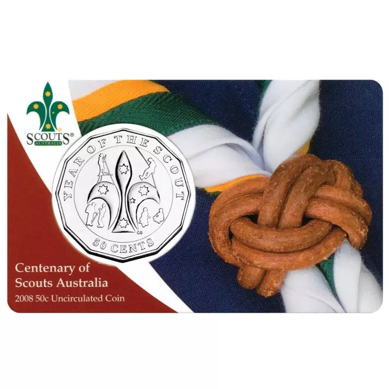 2008 50 Cents Uncirculated Coin Centenary of Scouts Australia