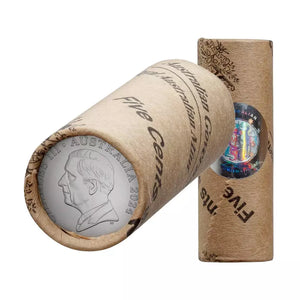 2024 5c Premium Mint Roll Charles III UNC