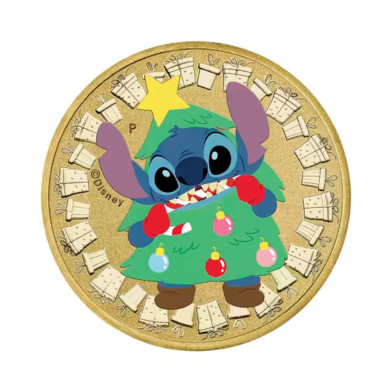 Stitch Christmas 2-Coin Postal Numismatic Cover PNC