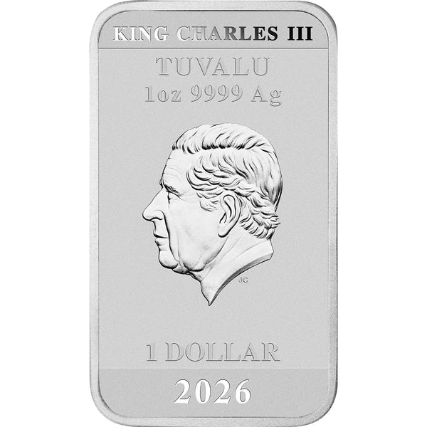 Stranger Things - Season 5 2026 1oz Silver Coloured Rectangular Coin