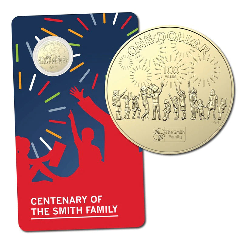 2022 $1 Centenary Smith Family Uncirculated Coin – Aussie Coins Direct