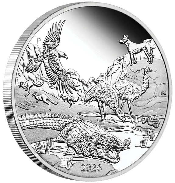 Wonders of Australia - The Outback 2026 1oz Silver Proof Coin