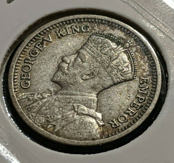 New Zealand 1934 3d Threepence  KM# 1