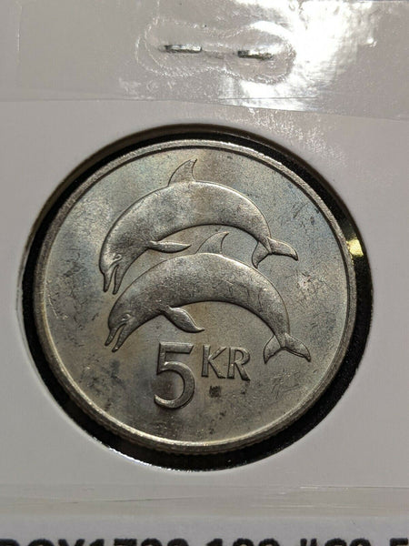 Iceland 1984 5 Krona KM# 28