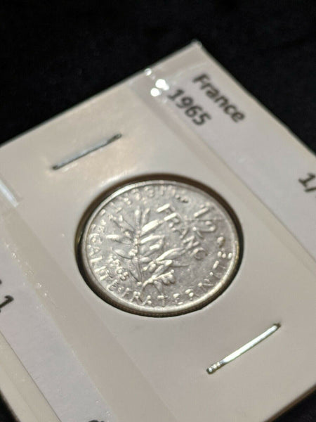 France 1965 1/2 Franc KM# 931.1