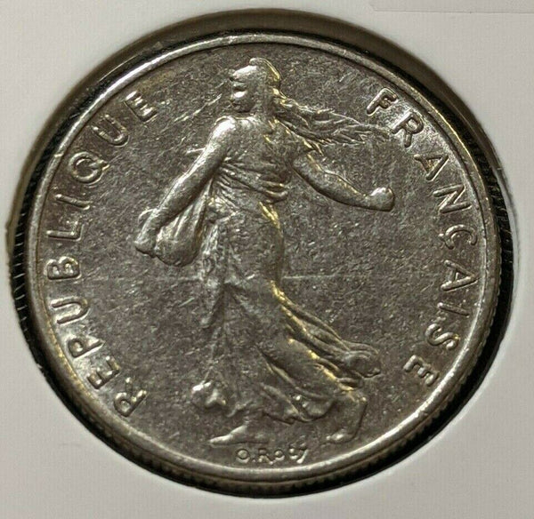 France 1973 1/2 Franc KM# 931.1