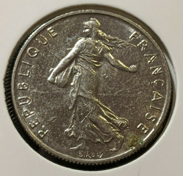 France 1984 1/2 Franc KM# 931.1