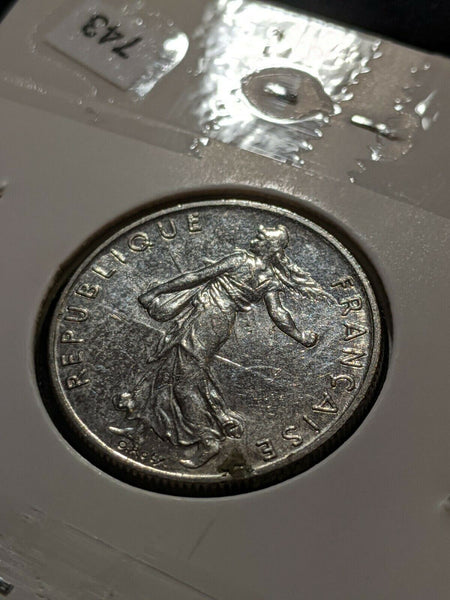 France 1984 1/2 Franc KM# 931.1