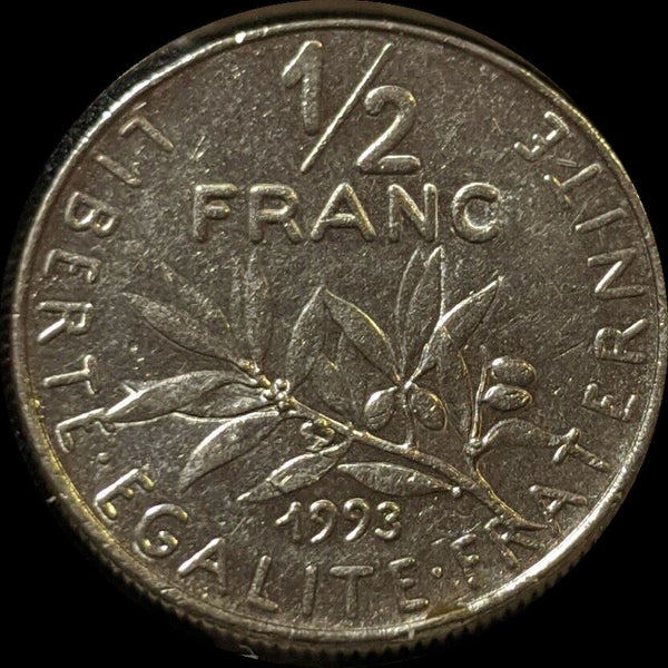 France 1993 1/2 Franc KM# 931.1