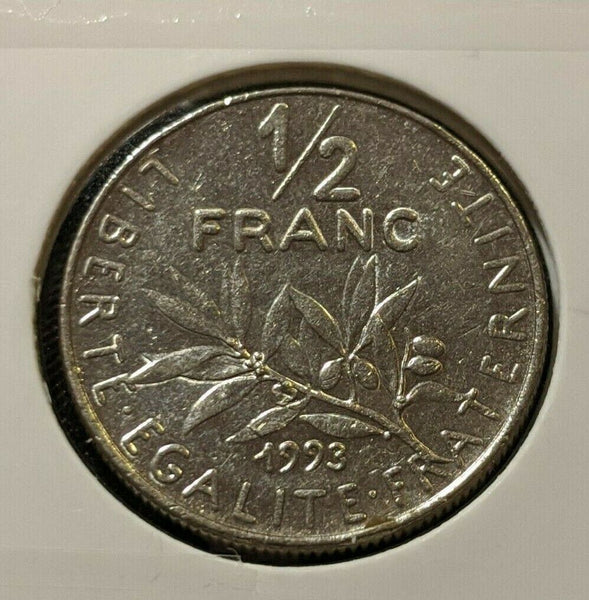 France 1993 1/2 Franc KM# 931.1