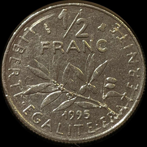France 1995 1/2 Franc KM# 931.1